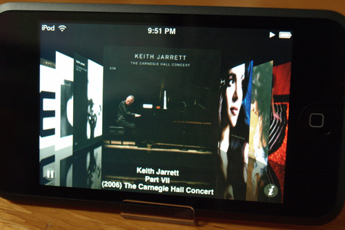 iPod touchのCoverFlow