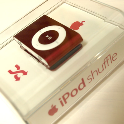 iPod shuffle RED