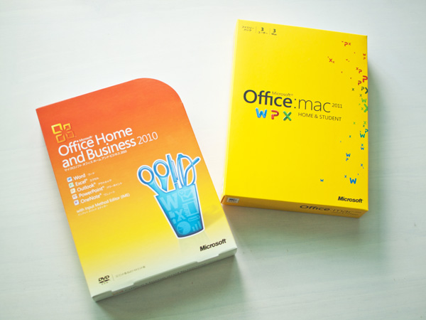 Microsoft Office 2010 and 2011